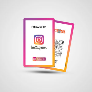 NFC QR Instagram PV Card
