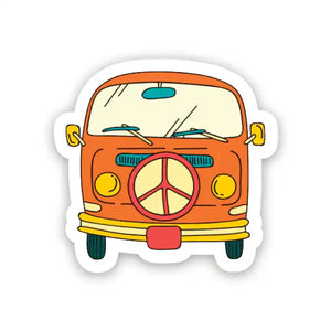Buy Retro Van – Laptop Sticker in India