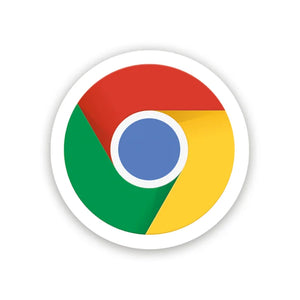 Buy Chrome – Laptop Sticker in India