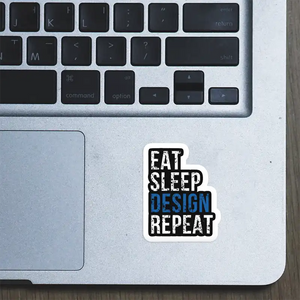 Buy Eat Sleep Design Repeat – Laptop Sticker in India