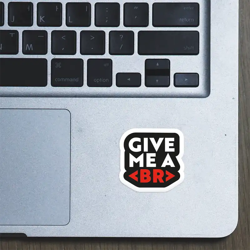 Buy Give me a break – Sticker in India