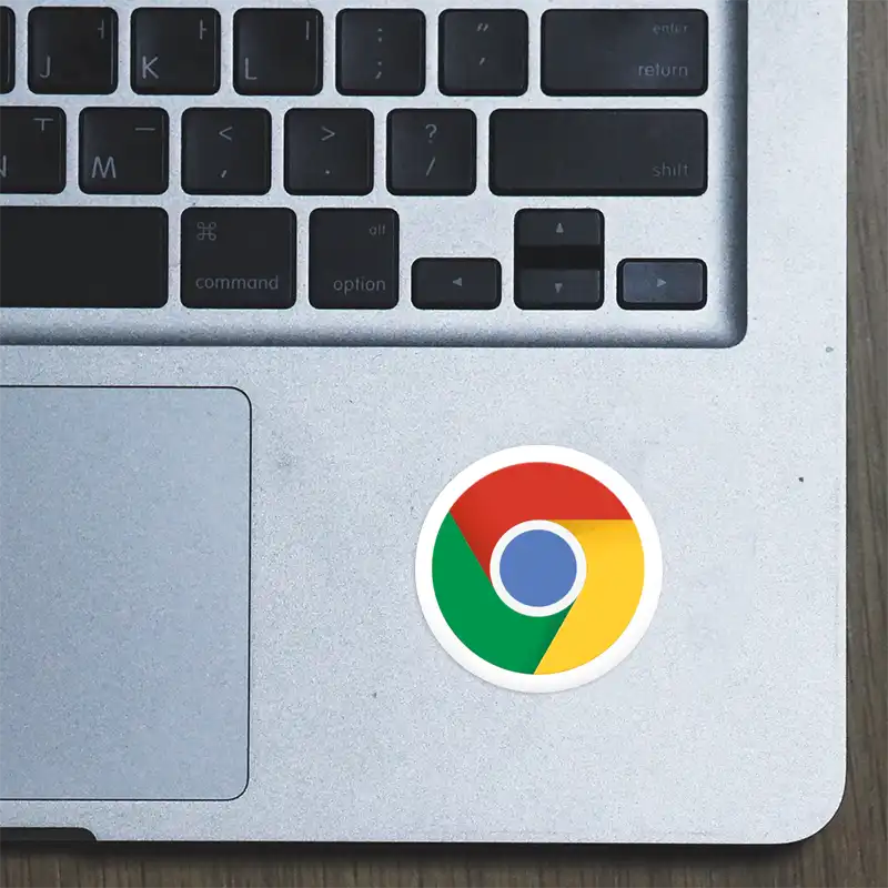 Buy Chrome – Laptop Sticker in India