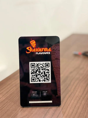 Customized Detachable acrylic 1 qr stand