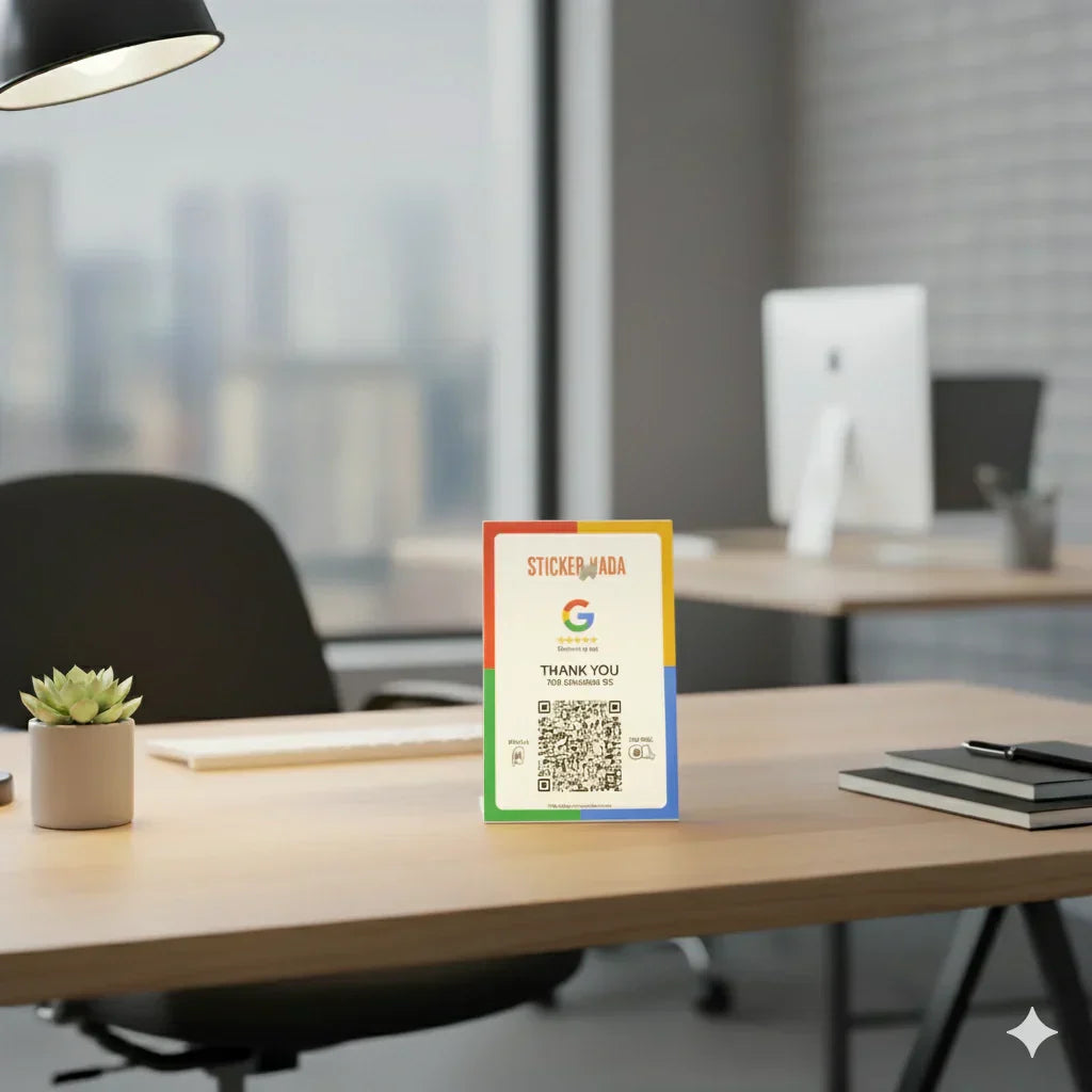 nfc google review stand