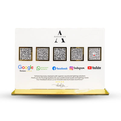 Acrylic Google review stand