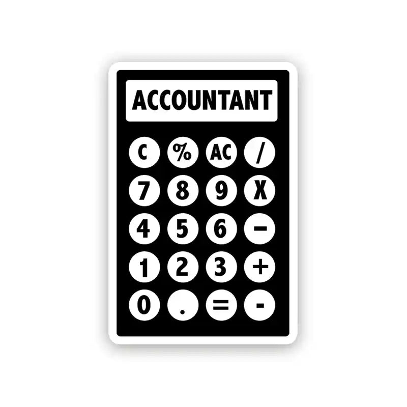 Accountant – Laptop Sticker