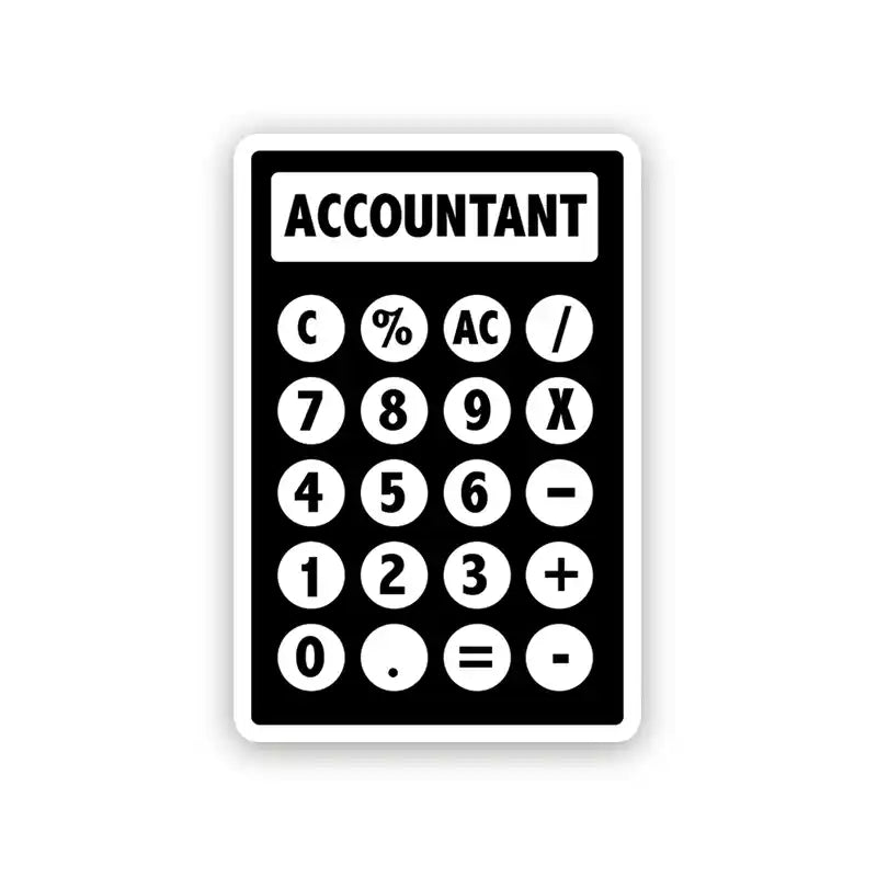 Buy Laptop Sticker Accountant – Laptop Sticker in India