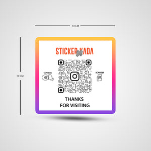 NFC Instagram Square Sticker