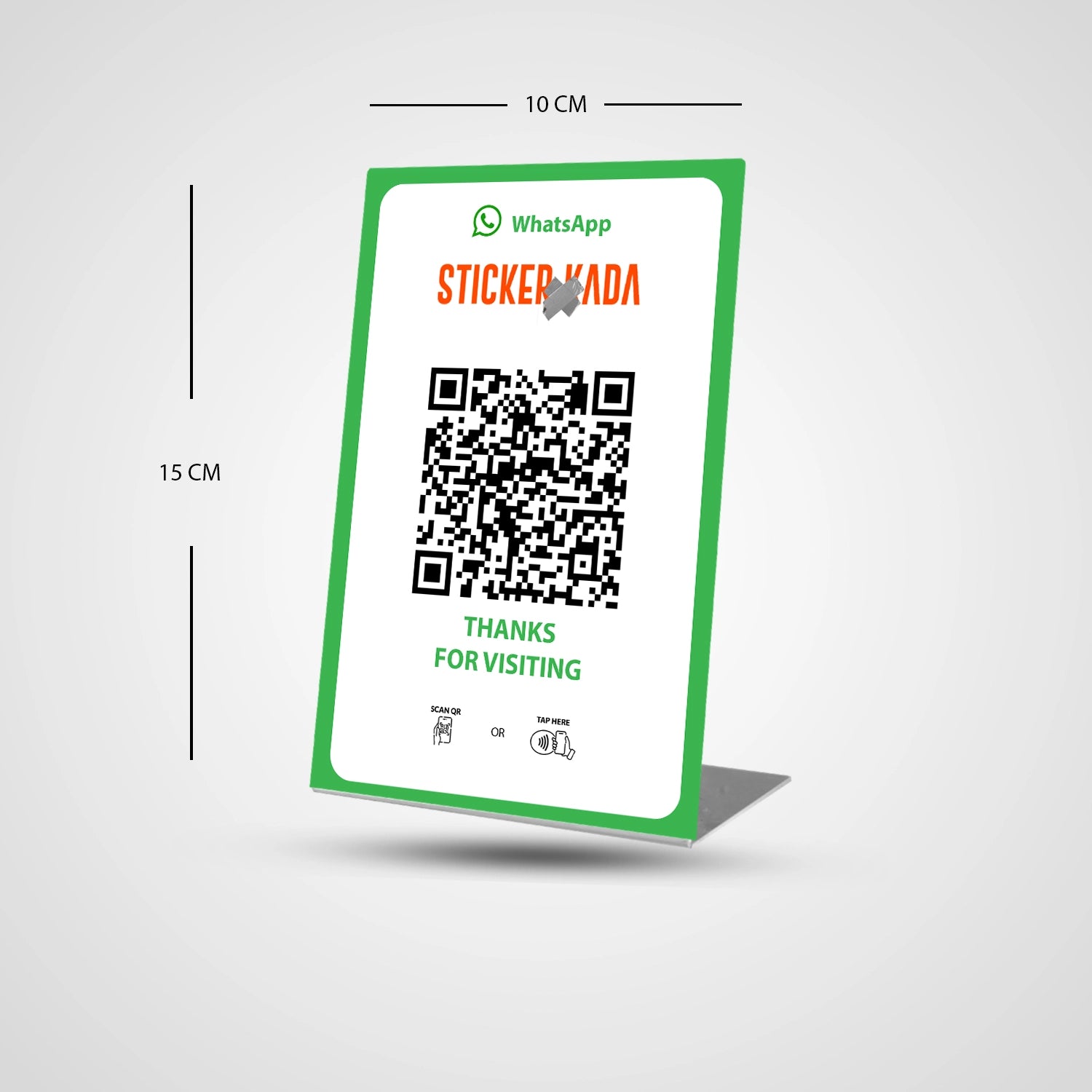 NFC QR Whatsapp Stand