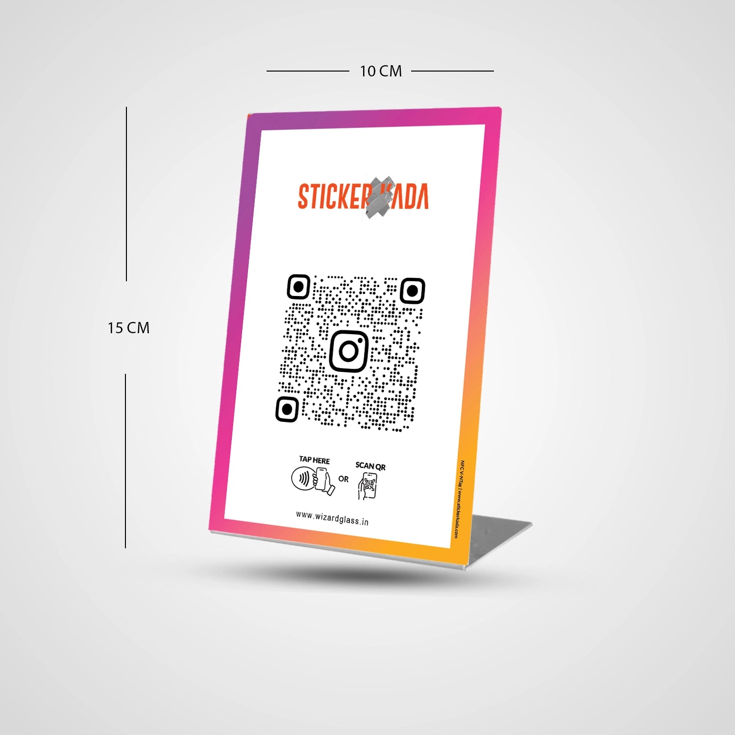 NFC QR Instagram Stand