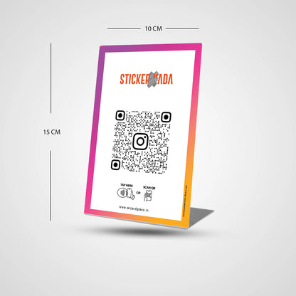 NFC QR Instagram Stand