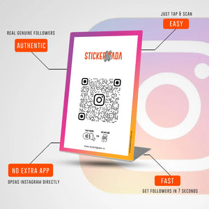 NFC QR Instagram Stand