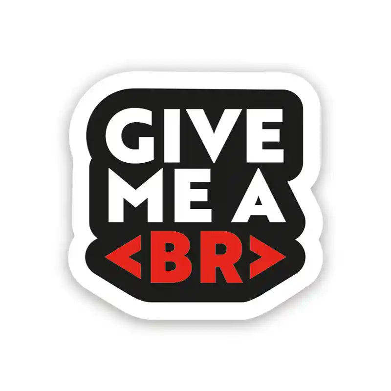 Buy Give me a break – Sticker in India