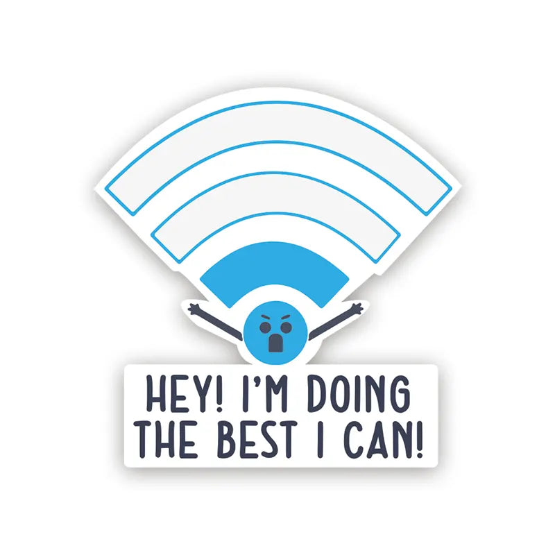 WiFi Annoyed – Laptop Sticker