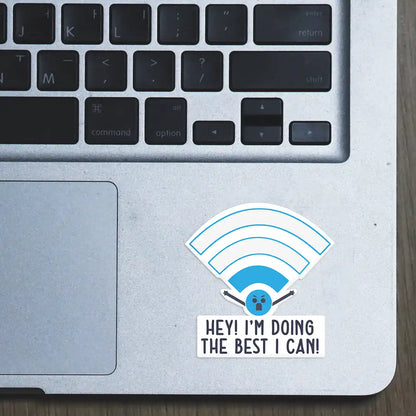 WiFi Annoyed – Laptop Sticker