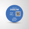NFC  Facebook Round Sticker