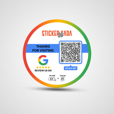 NFC google review Round Sticker