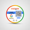 NFC+QR Google Review Round Sticker