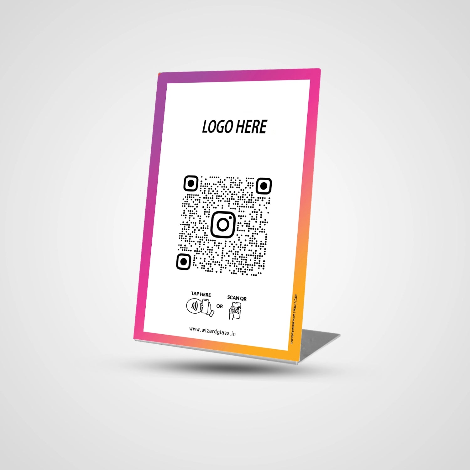 NFC QR Instagram Stand