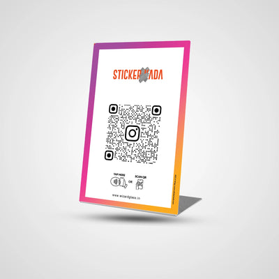 NFC QR Instagram Stand