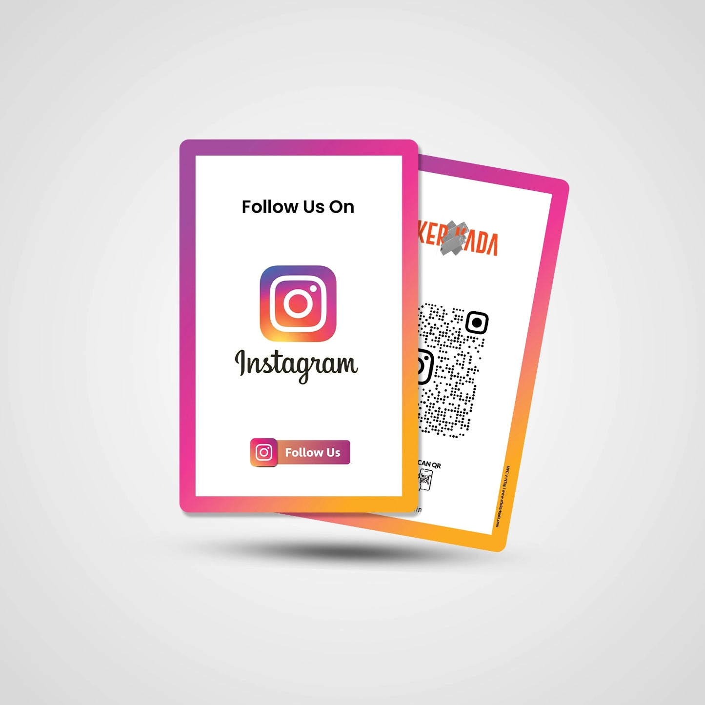 NFC QR Instagram PV Card