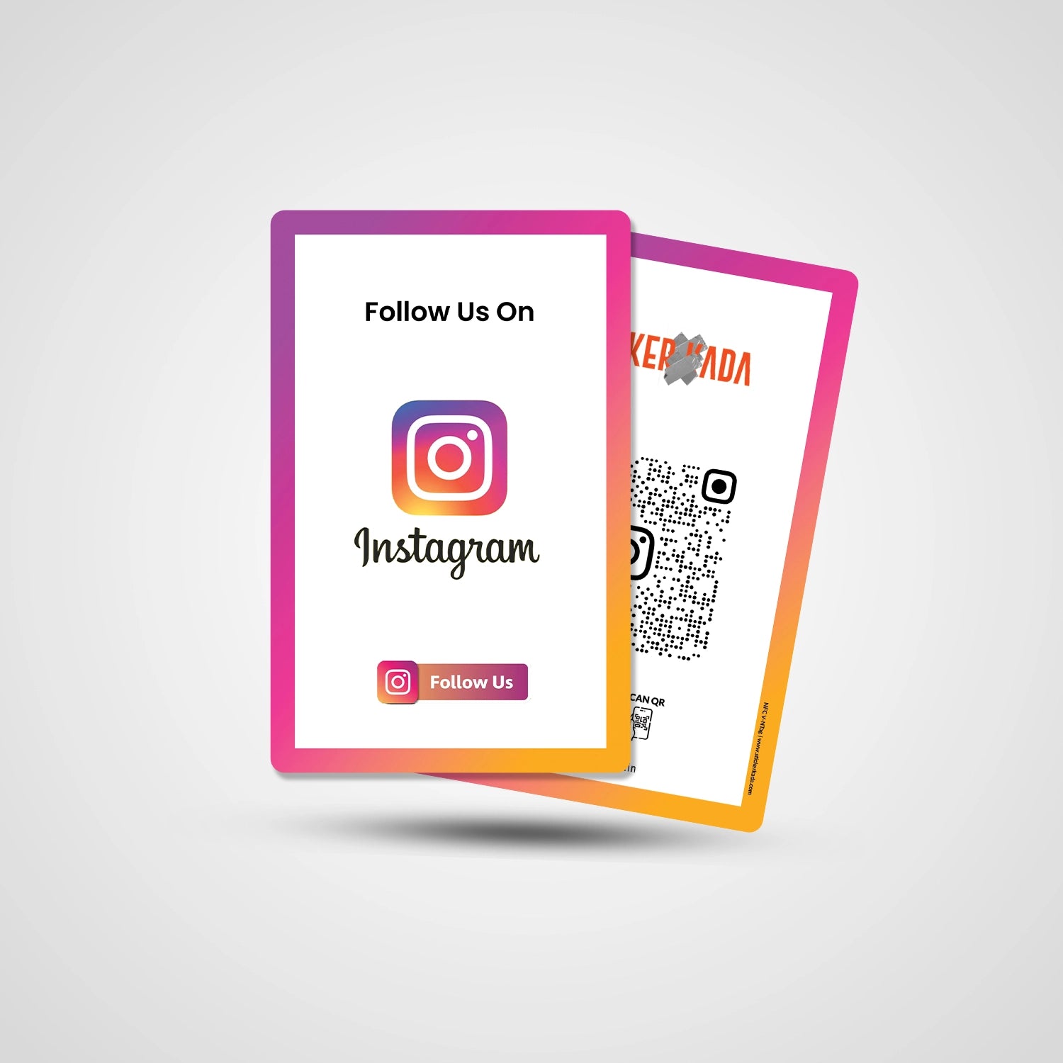 NFC QR Instagram PV Card