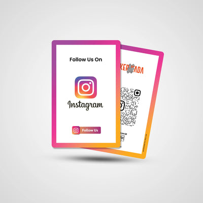 NFC QR Instagram PV Card
