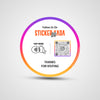 NFC Instagram Round Sticker