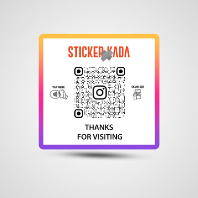NFC Instagram Square Sticker