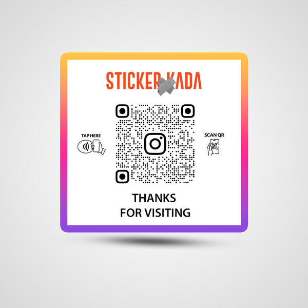 NFC Instagram Square Sticker