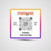 NFC+QR Instagram Square Sticker