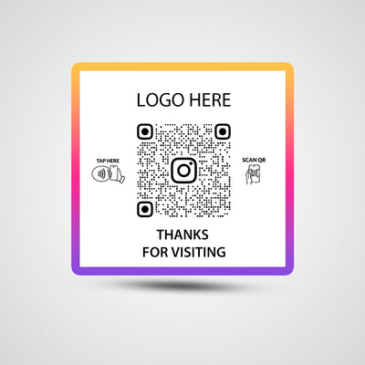 NFC Instagram Square Sticker