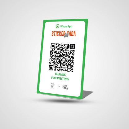 NFC QR Whatsapp Stand