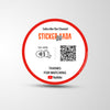 NFC Youtube Round Sticker