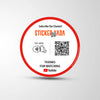 NFC Youtube Round Sticker