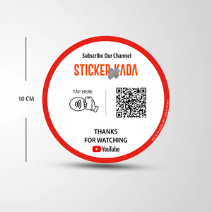 NFC-Youtube-Round-Sticker-image5
