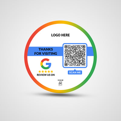NFC google review Round Sticker