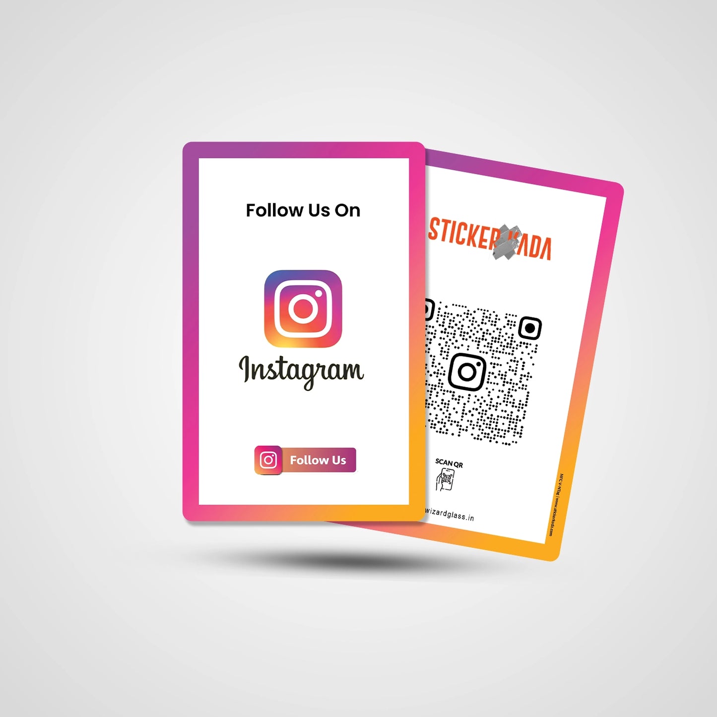 NFC QR Instagram PV Card