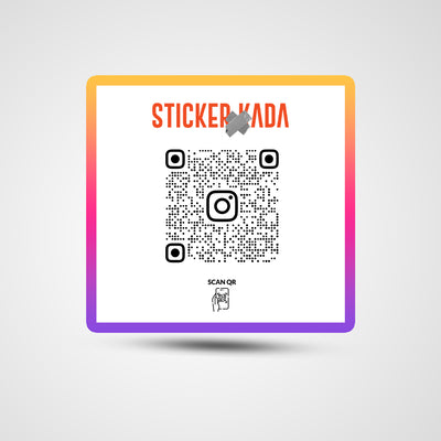NFC Instagram Square Sticker