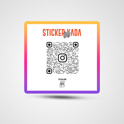 NFC Instagram Square Sticker
