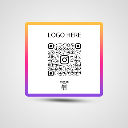 NFC Instagram Square Sticker