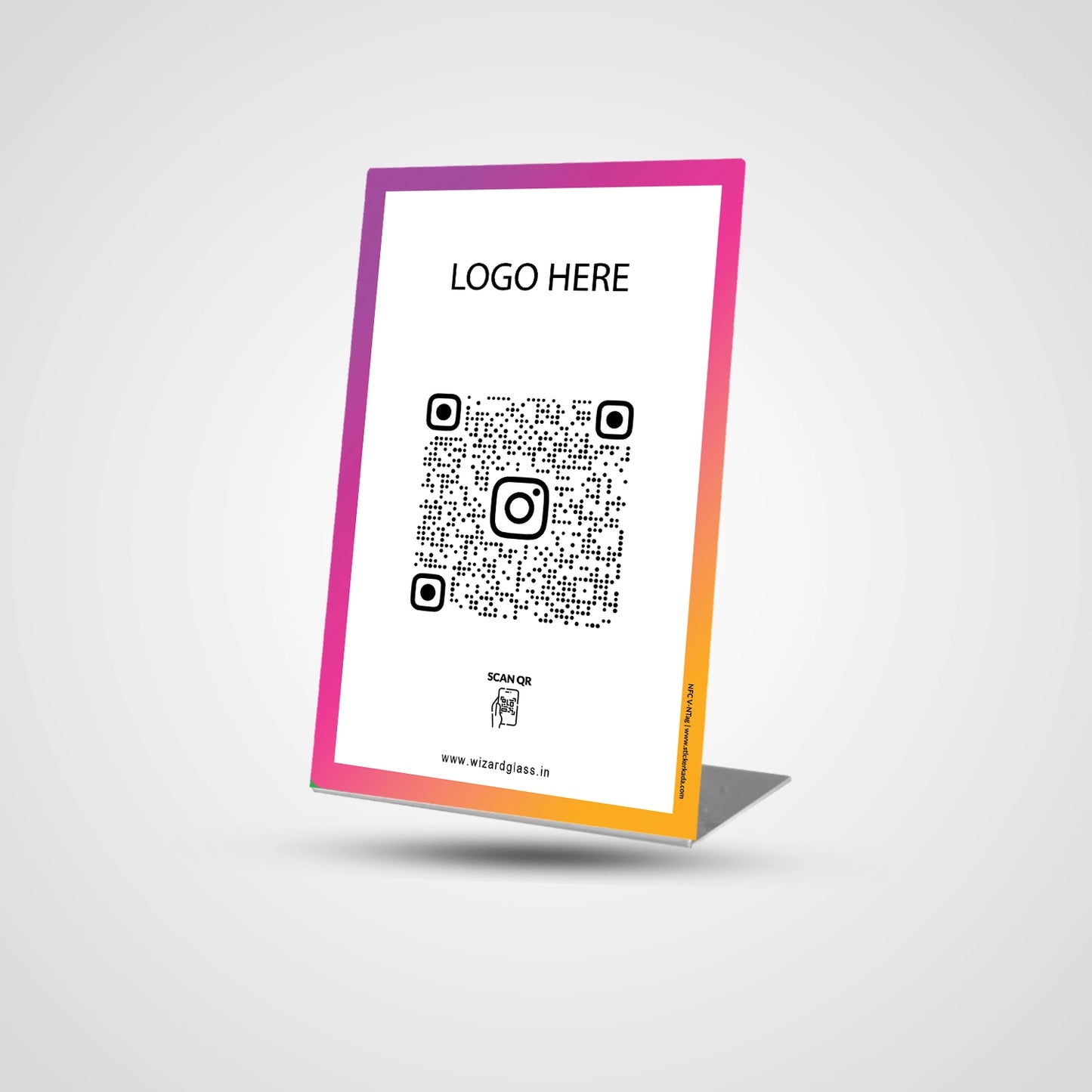 NFC QR Instagram Stand