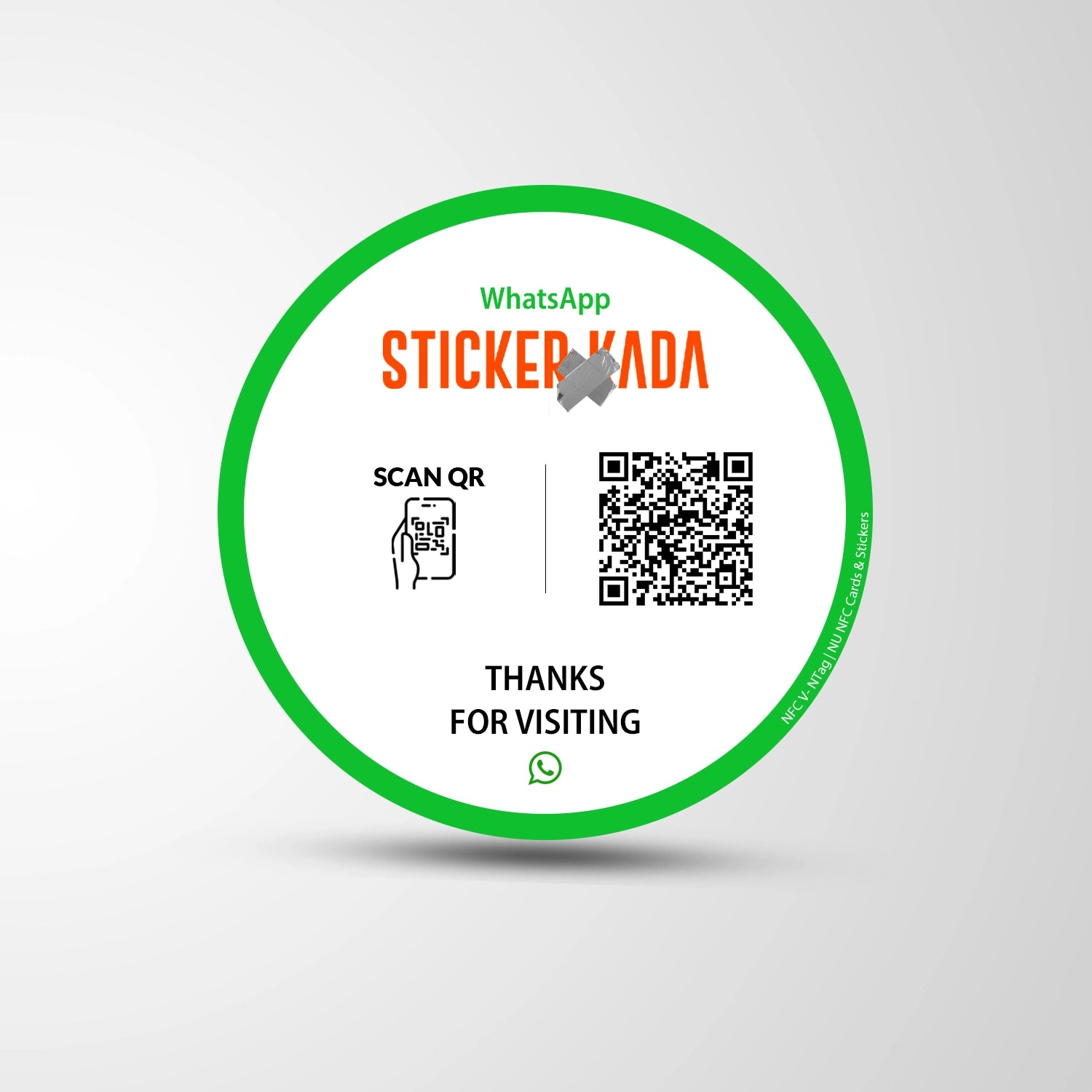 NFC-QR-Whatsapp-Round-Sticker-image1