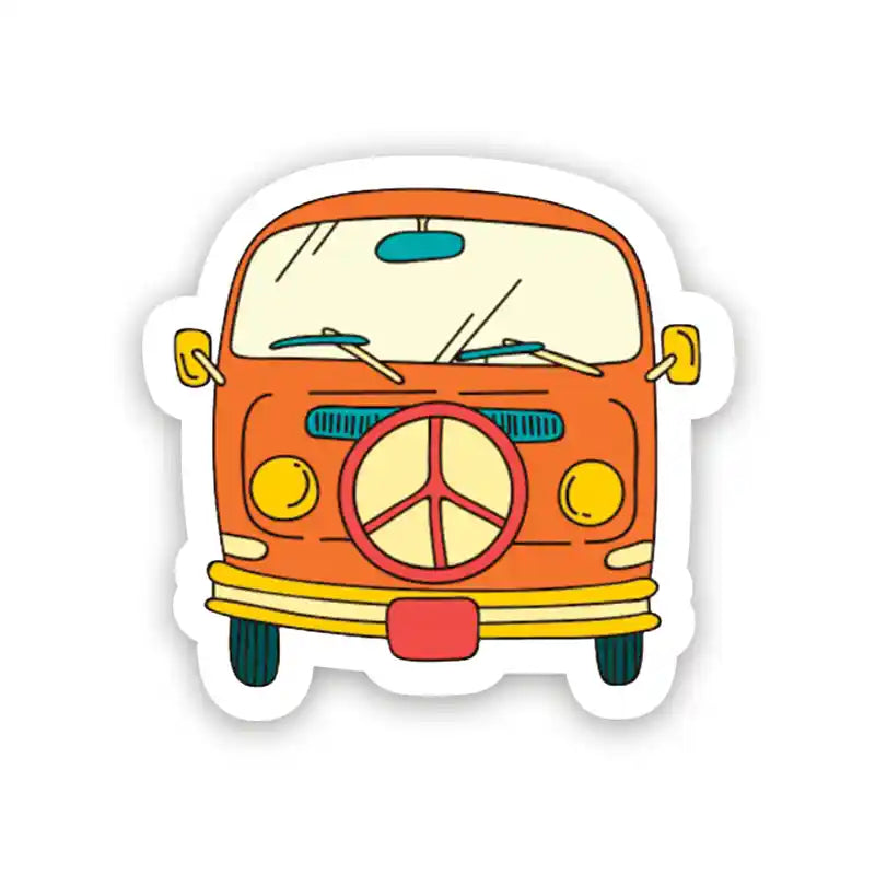 Buy Retro Van – Laptop Sticker in India