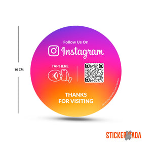 NFC-Instagram-Round-Sticker-image5
