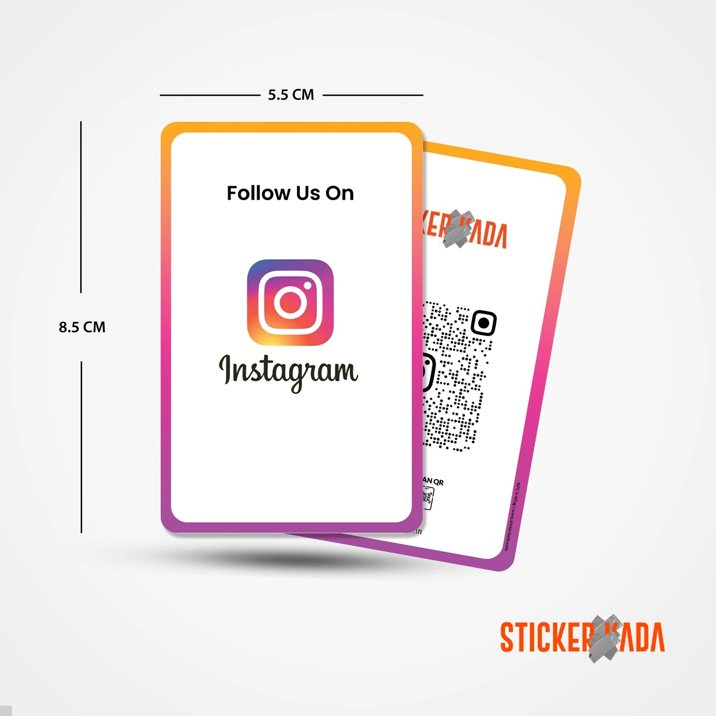 NFC QR Instagram PV Card