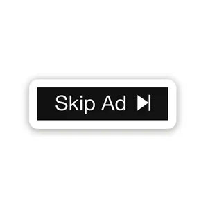 Buy Skip Ad – Laptop Sticker in India