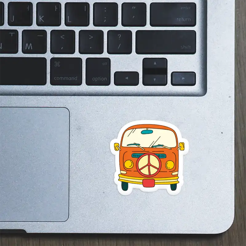 Retro Van – Laptop Sticker