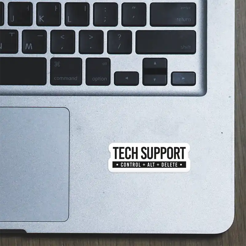 Tech Support – Laptop Sticker
