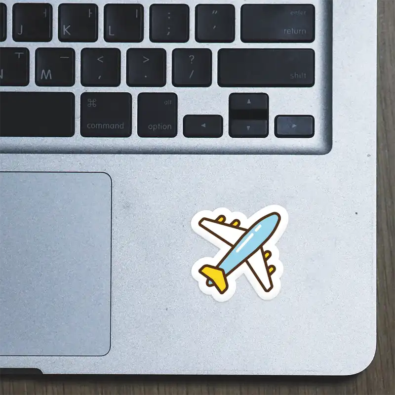 Buy Aeroplane Travel – Laptop Sticker in India